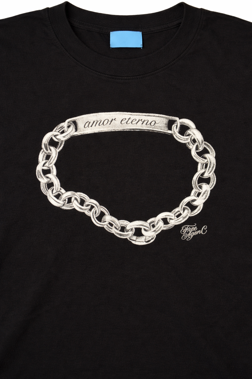 Amor Eterno Black Cropped Tee